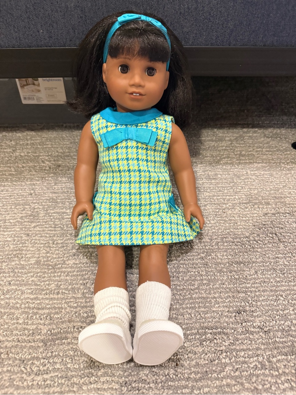 American Girl Melody Ellison 18” Doll Original Meet Dress Headband Historical